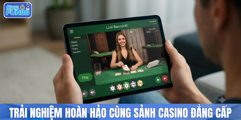 Trải nghiệm hoàn hảo cùng sảnh casino đẳng cấp
